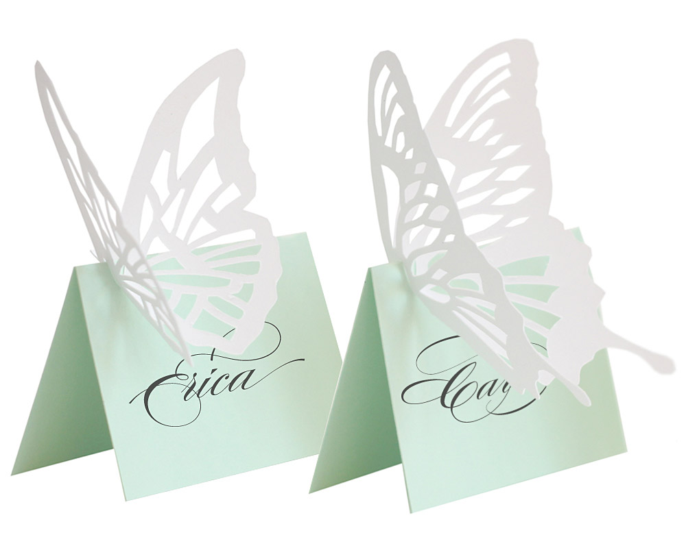 Butterfly Escort Cards