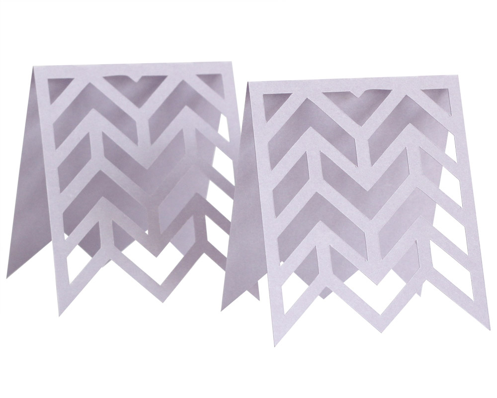 Chevron Escort Cards