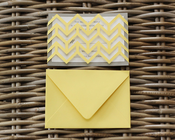 Chevron Invitations