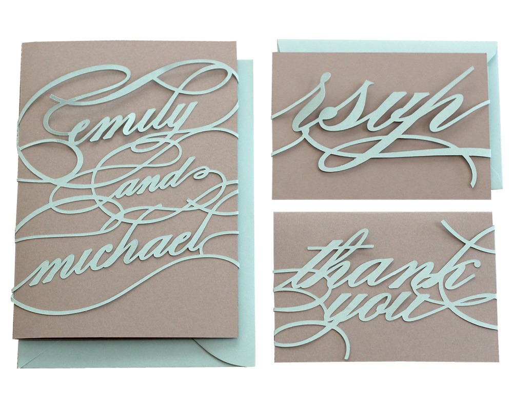 Monogram Invitations