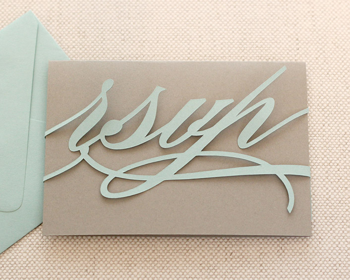 Monogram Invitations