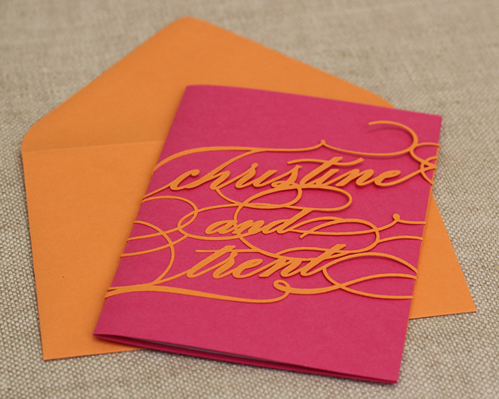 Monogram Invitations