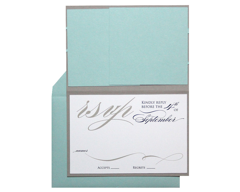 Monogram RSVP Cards