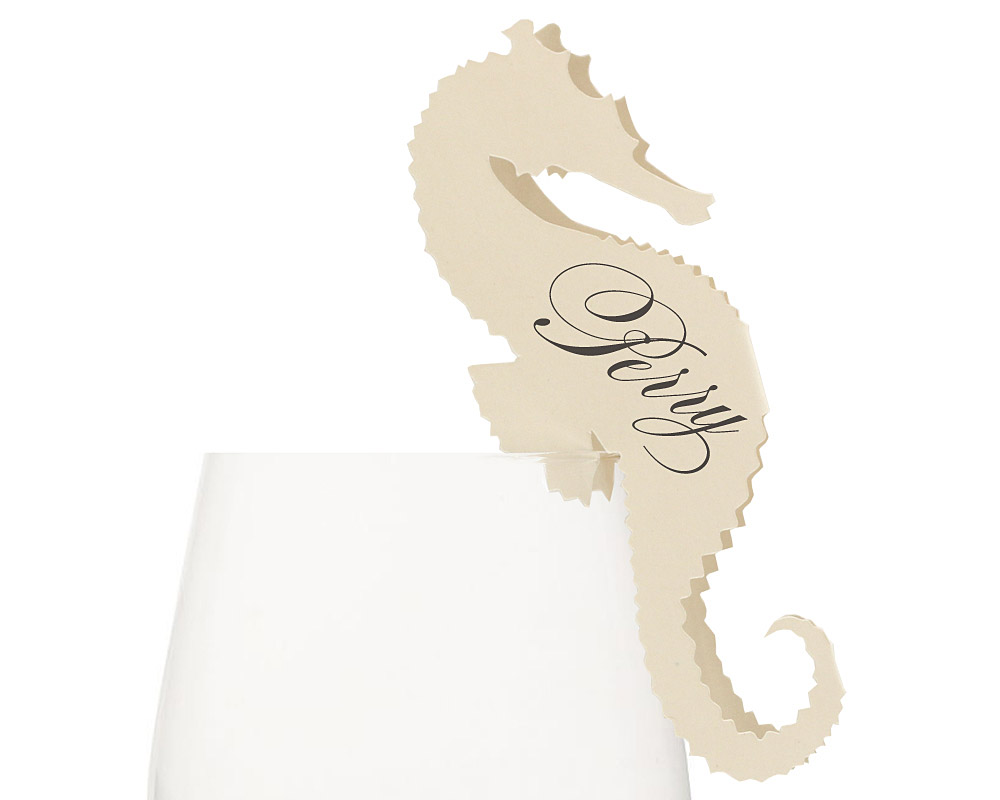 Seahorse Place Cards